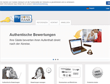 Tablet Screenshot of myhotelrank.com